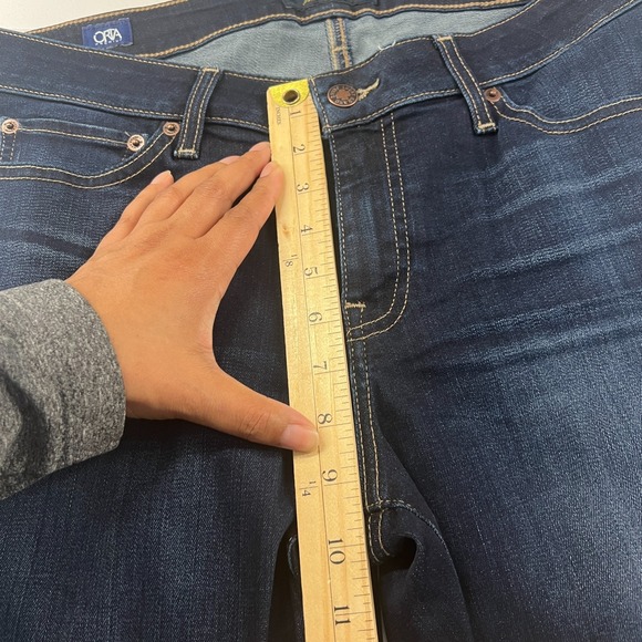 Lucky Brand Lolita Crop Jeans Womens 30 Blue Denim Cotton Dark Wash Skinny Leg - Picture 10 of 14